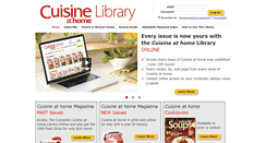 Desktop Screenshot of cuisinelibrary.com